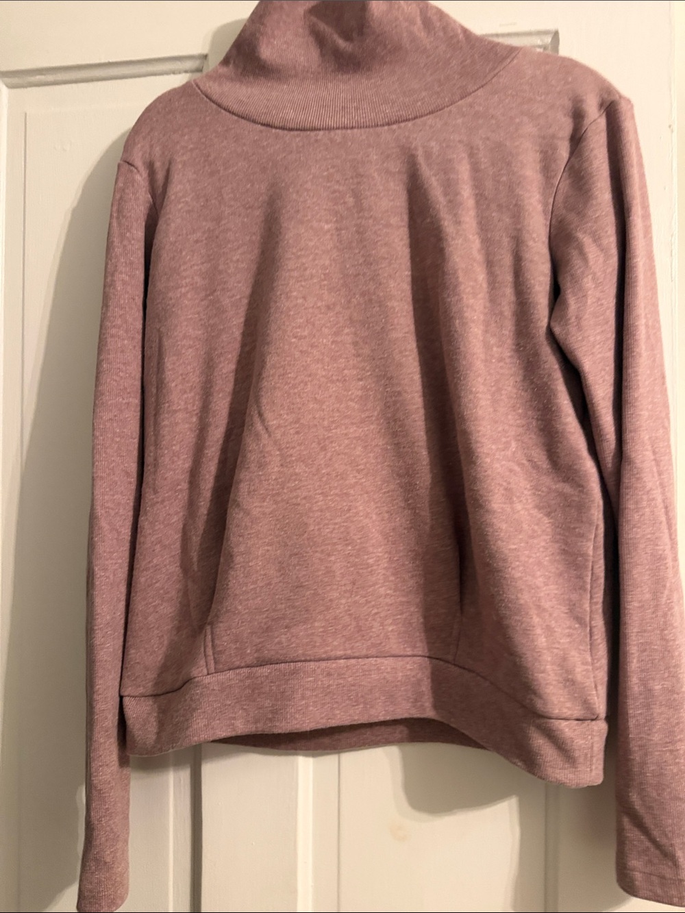 Alo Women's Mauve Turtleneck Sweater